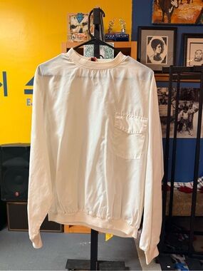 Men's Long Sleeve Pocket Tee with Zipper Detail